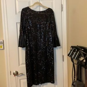 Sequined evening dress